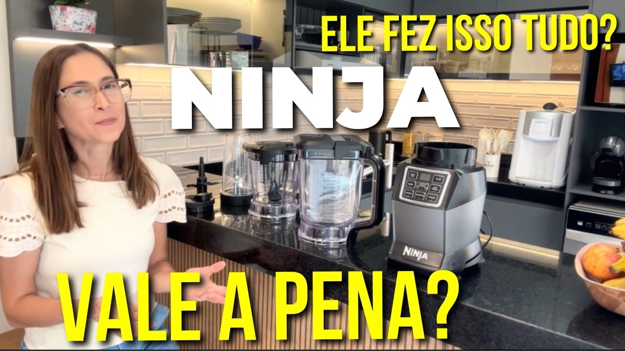 Miniatura da avaliação em vídeo de Liquidificador Shark Ninja Standalone 3 Lâminas