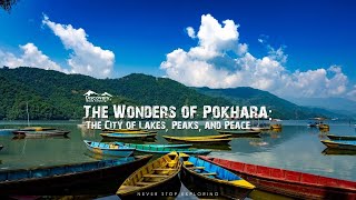 Scenic Pokhara, gateway to the Annapurna trekking region.