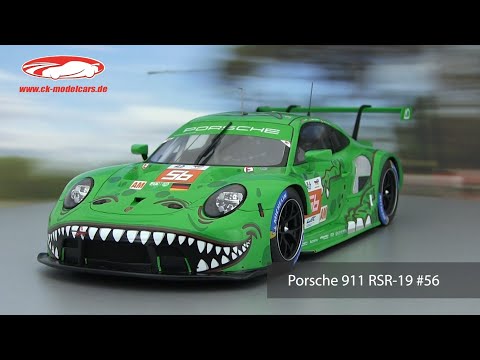 Spark 1:18 Porsche 911 RSR-19 #56 24h LeMans 2023 REXY AO Racing