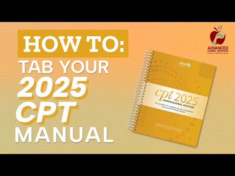 How to Tab Your 2025 CPT Manual