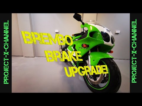 KAWASAKI ZX7R FRONT BRAKE UPGRADE BREMBO 16MM