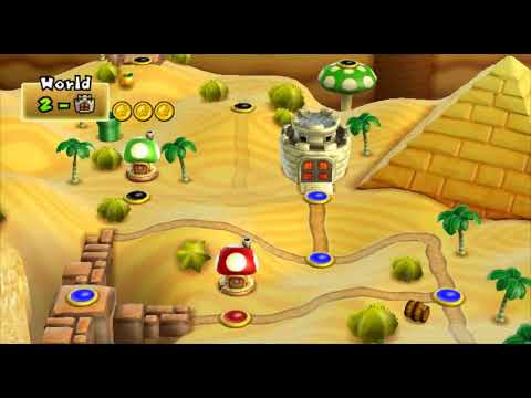 [TAS] New Super Mario Bros. Wii 100% world 2 (2/9)