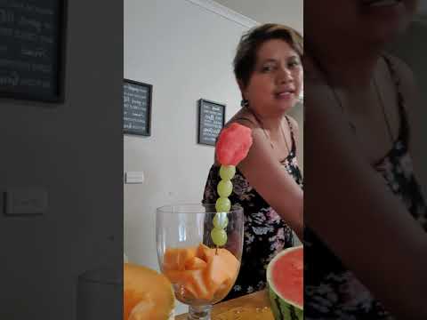 Simple fruit platter