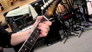 Video thumbnail for Vintage Audition Sunburst Electric Guitar Japanese Teisco Demo by Brad