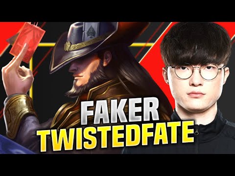 SKT T1 Faker Playing Twisted Fate Mid vs Pantheon!  | Faker Perfect Game with Twisted Fate!  |