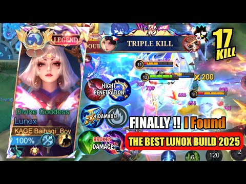 FINALLY!! I FOUND THE BEST LUNOX BUILD 2025 || LUNOX GAMEPLAY