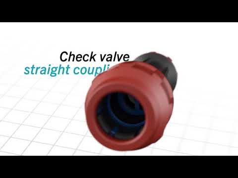 Check Valve Straight Coupling