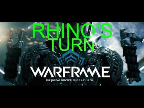 Rhino's Turn! Warframe Gameplay   -PS4-