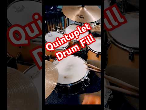 Using The Quintuplet As A Drum Fill #shorts