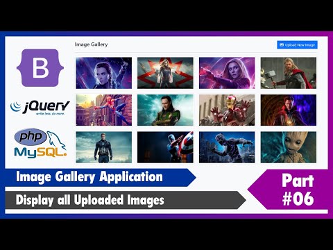 01 Image Gallery Application Using Bootstrap 5 jQuery PHP MySQL