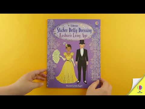 Книга Sticker Dolly Dressing: Fashion Long Ago video 1