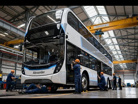 Inside Alexander Dennis Factory. How Advanced Engineering Creates Double-Decker Buses (Full Process)