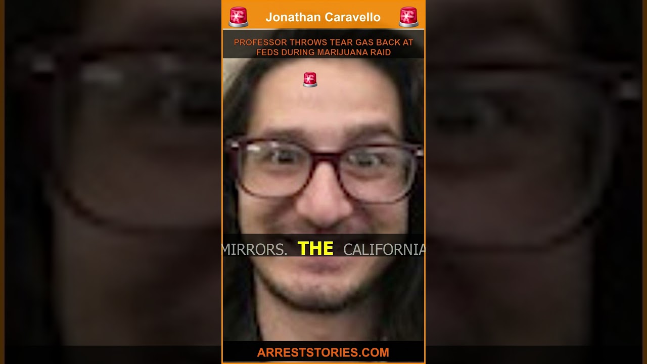 PROFESSOR THROWS TEAR GAS BACK AT FEDS DURING MARIJUANA RAID