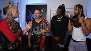 The Hardy Boyz acknowledge epic fight of Je'von Evans & Leon Slater at TNA's Bound For Glory