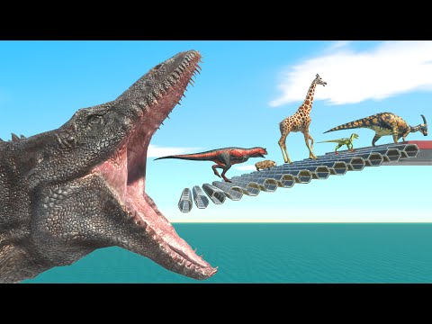 Jumping Challenge: Dinosaur Or Animal, Who Is Faster?| Animal Revolt Battle Simulator