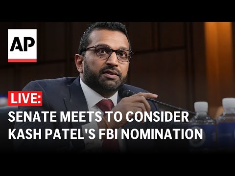 LIVE: Senate committee meets to consider Kash Patel's FBI Nomination