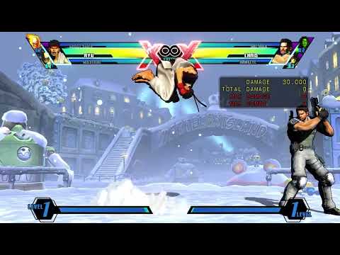 UMVC3 Ryu - Hadokens, Pushblocking, and Denjin