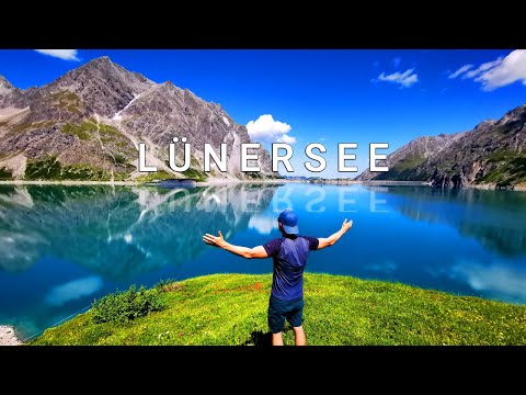 Wandern zum Lünersee in Österreich