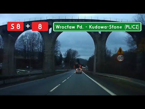 S8 + DK8: Wrocław Południe - Kudowa-Słone [PL/CZ] (2021 - 4x)