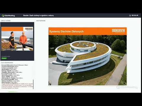 Webinarium Bauder - dachy zielone w zgodzie z naturą - zdjęcie