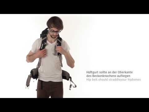 VAUDE - Adjustments without child - Shuttle Child Carrier (DE/EN)