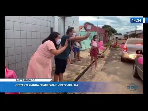 Gestante ganha "charreata" e viÌdeo viraliza (11 05 20)