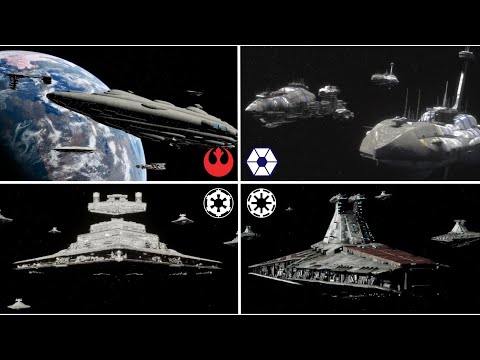Main Factions Fleet Arrival - Star Wars Animation