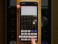 Casio Fx CG50 Tutorials Exam Mode Shorts