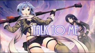 Nightcore - Talk To Me
