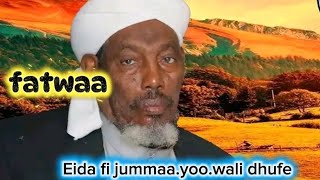 Download lagu Sheikh muussaa /Fatwaa guyyaa Eida yoo Salaatan / jummaan ni hafa moo hin hafuu  mp3