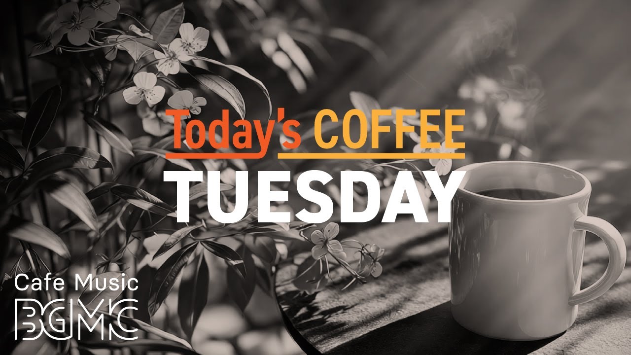 TUESDAY JAZZ: 🌿 Cozy Cafe Ambience - Smooth Piano Jazz & Bossa Nova for Deep Focus & Productivity