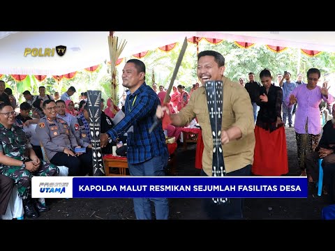 KAPOLDA MALUT RESMIKAN DESA WANGONGIRA SEBAGAI KAMPUNG ADAT DAN BANGUN FASILITAS PENDUKUNG