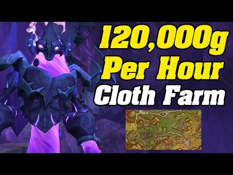 The BEST Cloth Farm In Midnight! 120k/Hr WoW Goldfarm