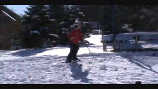 preview picture of video 'backyard ski park rail'