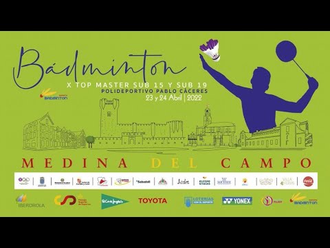 X TOP MASTER SUB15 Y SUB19 MEDINA DEL CAMPO PISTAS 6, 7 Y 8