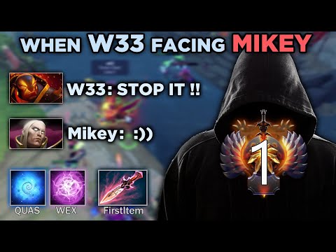 ✔️When W33 is Facing MIKEY - WB.Mikey not gonna loss against TI PLAYERS - کسری مایکی