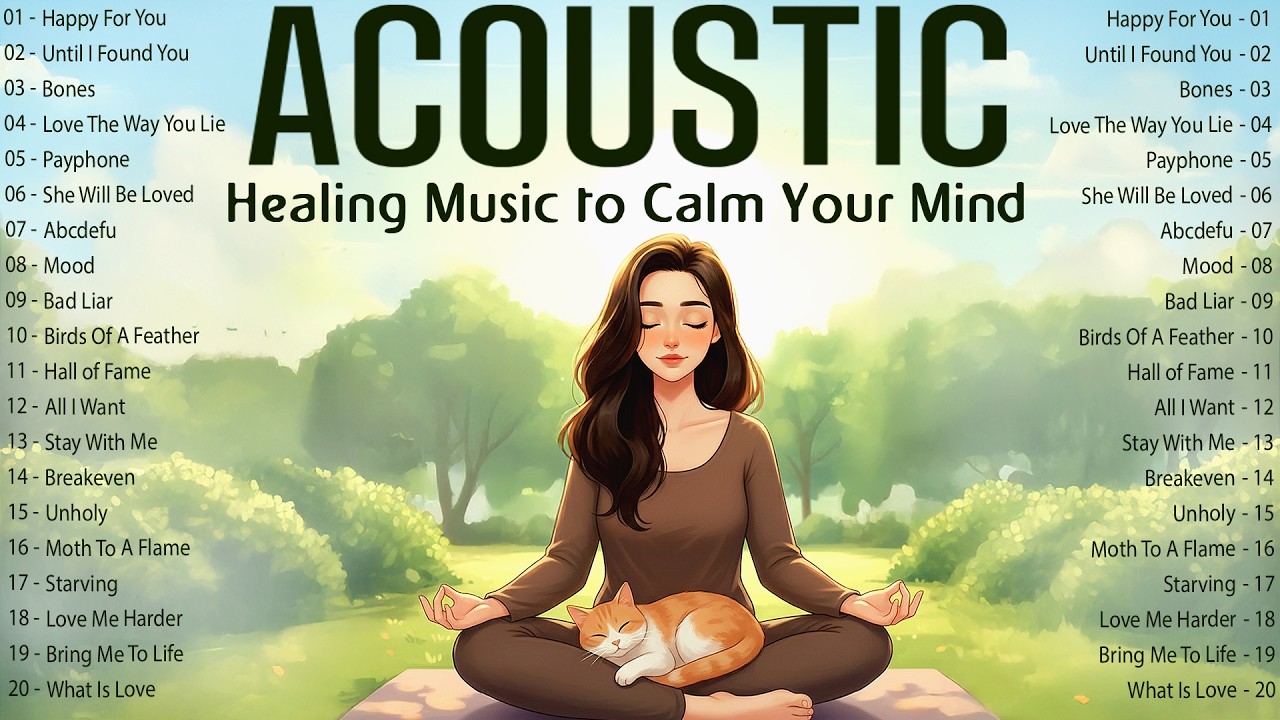 Acoustic Songs with Lyrics 2026 🌿 Healing Music to Calm Your Mind and Feel Good