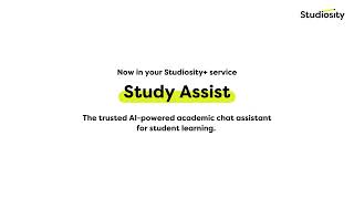 Ethical, AI-powered study assistance for all your students | Introducing Studiosity's Study Assist