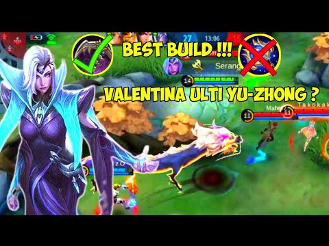 GAME PLAY TOP GLOBAL VALENTINA | TUTORIAL BUILD OP VALENTINA 😱