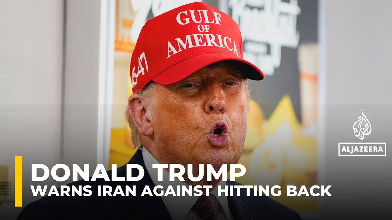 Trump warns Iran of unprecedented force if it strikes 'very hard today'