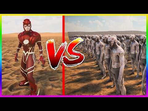 The Flash vs 100000 Zombies: Who Will Triumph? Ultimate Epic Battle Simulator UEBS 2