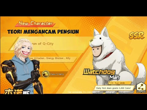 Gacha Nekat Watchdogman 157 Tiket Teori Pensiun - One Punch Man The Strongest