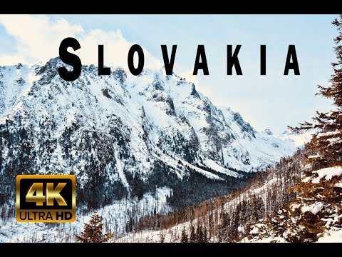 FLYING OVER SLOVAKIA (4K UHD) - Peaceful Relaxing Music With Stunning Beautiful Nature Landscape