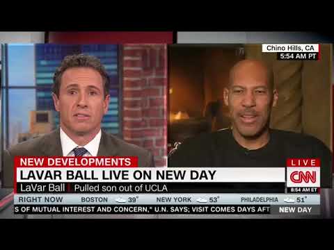 LaVar Ball Sends trump Red, White, and Blue BBB Shoes To Show His Patriotism