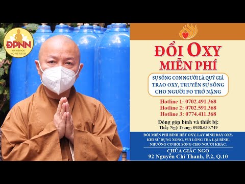 Chương trình đổi oxy miễn phí: &amp;quot;Trao oxy, truyền sự sống cho người F0 trở nặng&amp;quot;