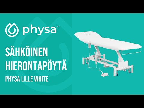 video - Sähköinen hierontapöytä  - 100 W - 200 kg - valkoinen