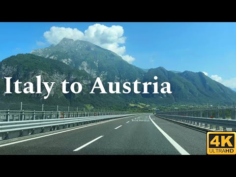 Driving from Italy to Austria, Udine Italy to Salzburg Austria