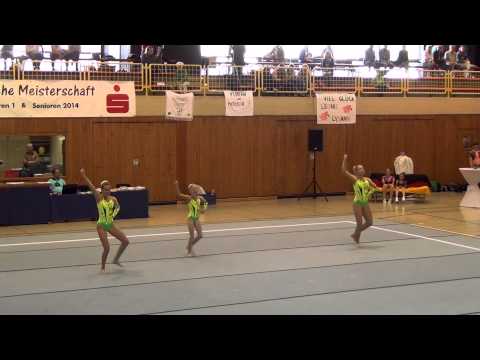 DM Jr Sr Aachen 2014   015   071   WG   Junior 1   Dyn   GER   OSC Damme, Annabel Bergmann, Lena Gla
