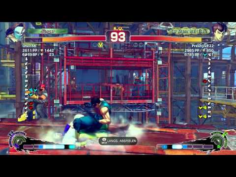 SSF4AE PC: FreshjivE22 (Fei Long) vs. Oten56 (Vega)