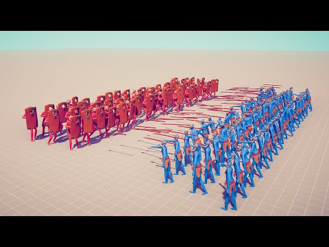 50x RANGED vs 50x SHIELD UNITS | TOURNAMENT - Totally Accurate Battle Simulator | TABS